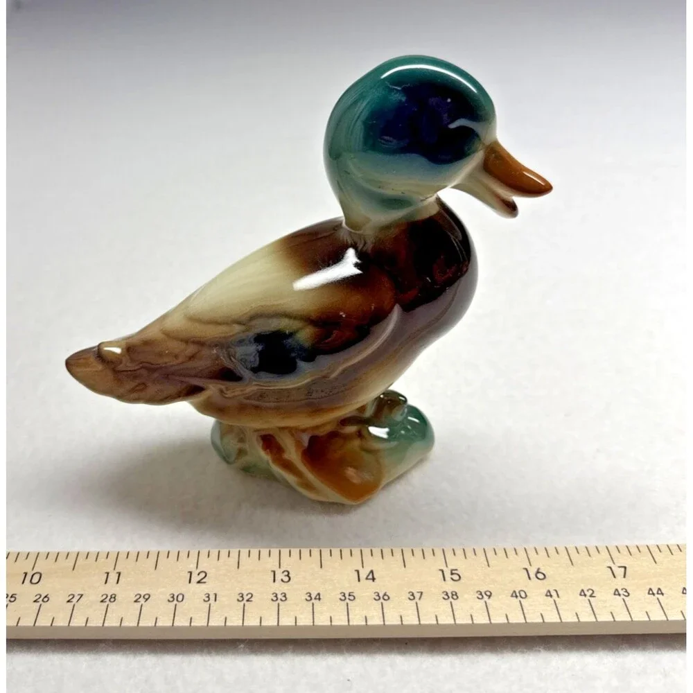 Royal Copley Mallard Duck Figurine Standing Ceramic Bird 6